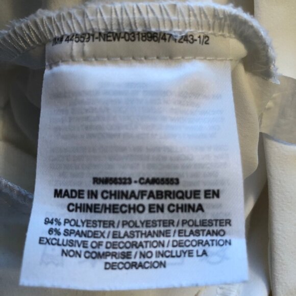 NIKE GOLF TOUR PERFORMANCE Womens' White Golf Pants Size 10 - Picture 9 of 11